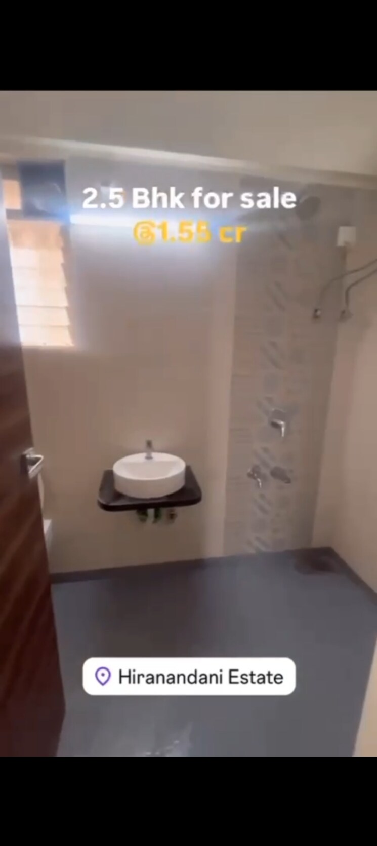Bathroom, rosa-oasis 2.5 Bedroom 775 Sq.Ft. Apartment In Ghodbunder Road Thane 8095999