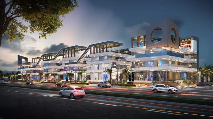 Exterior View, ska-arcadia Commercial Shop 350 Sq.Ft. In Wave City Ghaziabad 8096074