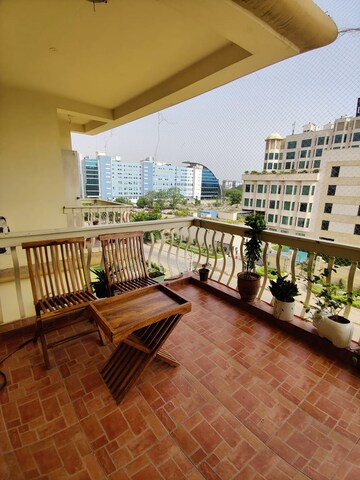 Balcony in 3 BHK Apartment at Patrakar Colony – for Sale