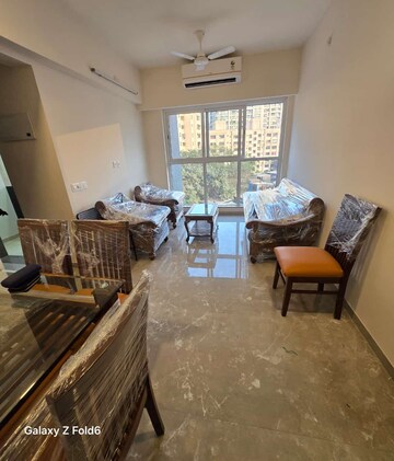 Living Room in 1 BHK Apartment at L&T Emerald Isle, Powai – for Rent