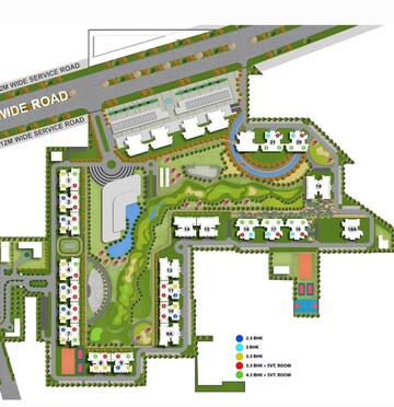 Master Plan in 3 BHK Apartment at M3M Golf Hills, Sector 79 – for Sale