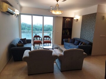 Living Room in 3 BHK Apartment at DLF Park Place, Sector 54 – for Rent