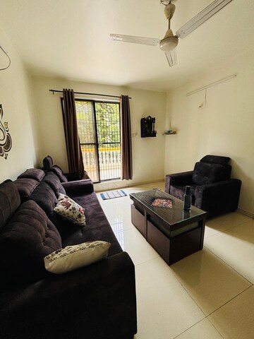 Living Room in 1 BHK Apartment at Camelot Society, Viman Nagar – for Rent