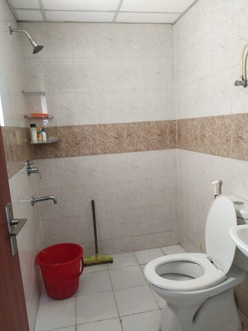 Bathroom in 3 BHK Apartment at Saya Gold Avenue, Vaibhav Khand – for Sale