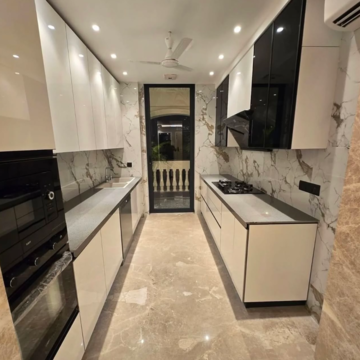 Kitchen in 3 BHK Builder Floor at Greater Kailash ii – for Sale