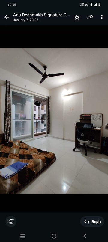 Living Room in 3 BHK Apartment at Shree Signature Park, Wakad – for Rent