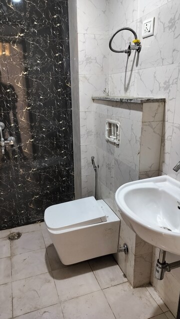 Bathroom in 2 BHK Builder Floor at Ignou Road – for Rent