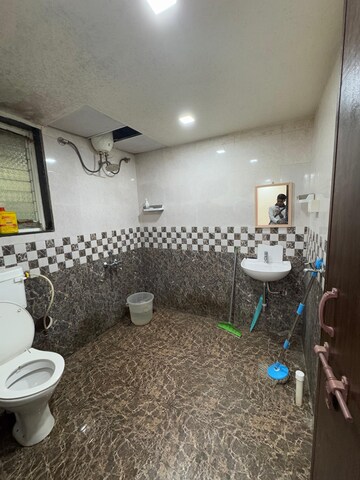 Bathroom in 1 BHK Apartment at Shahenshah CHS, Koregaon Park – for Rent