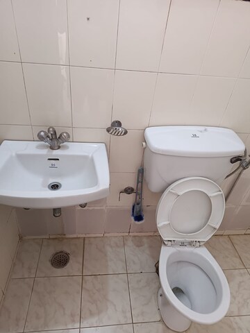 Bathroom in 2.5 BHK Builder Floor at Sushant Lok ii – for Rent