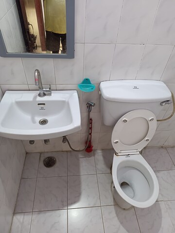 Bathroom in 2.5 BHK Builder Floor at Sushant Lok ii – for Rent