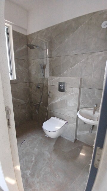 Bathroom in 3 BHK Apartment at Jogeshwari East – for Sale