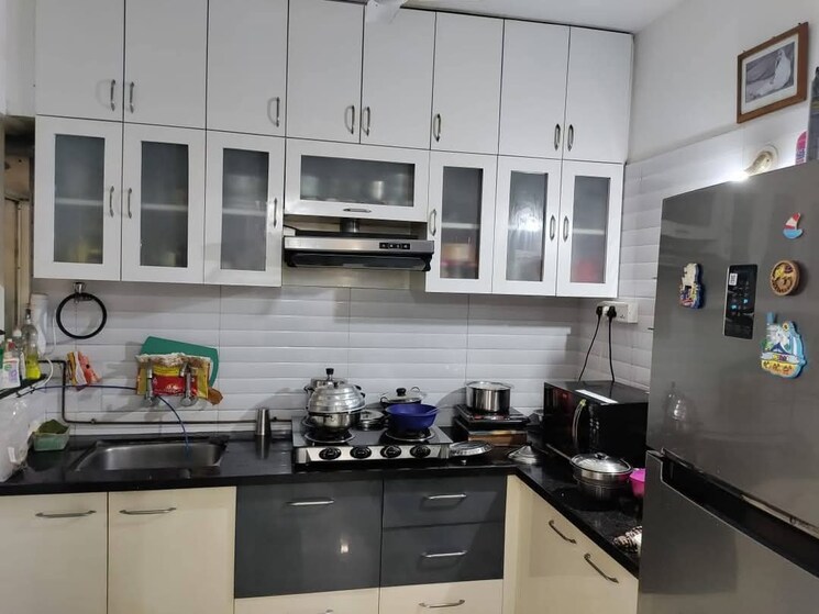 Kitchen, dhanori 3 Bedroom 900 Sq.Ft. Apartment In Dhanori Pune 8096737