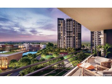 3 BHK Apartment – Exterior View View at Godrej Meridien, Sector 106 - for Rent