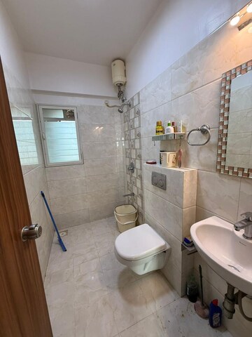 Bathroom in 2 BHK Apartment at DLH Metroview, Andheri West – for Rent