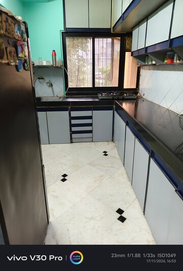 Kitchen in 1 BHK Apartment at Dev Krupa Apartment Majiwada, Majiwada – for Rent