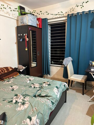 Bedroom in 2 BHK Apartment at Sanskruti Jardin, Baner – for Rent