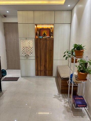 Living Room in 1 BHK Apartment at Sheth Vasant Oasis, Andheri East – for Rent