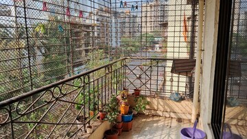 Balcony in 3 BHK Apartment at Om Shiv Darshan Apartment, Cbd Belapur Sector 15 – for Rent