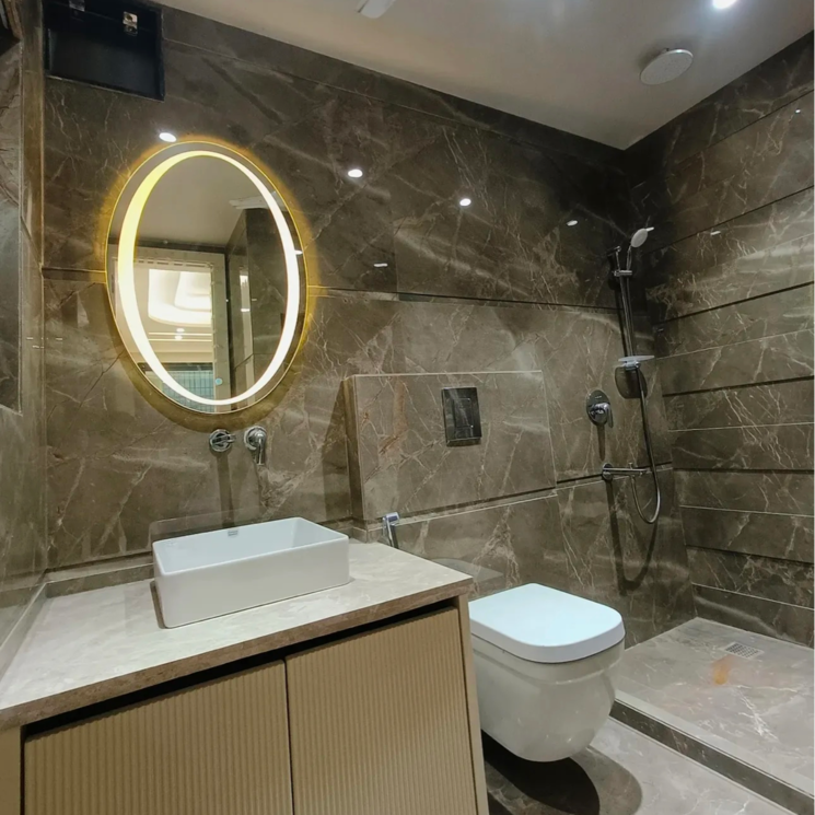Bathroom, greater kailash ii 4 Bedroom 2700 Sq.Ft. Builder Floor In Greater Kailash ii Delhi 8097046