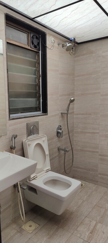 Bathroom in 2 BHK Apartment at Raj Paradise B Wing CHS Ltd, Andheri East – for Rent