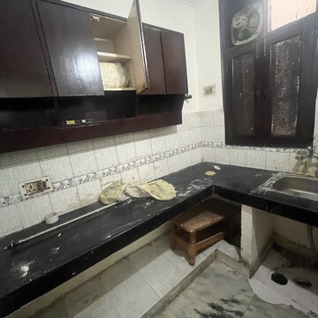 Kitchen in 1 BHK Builder Floor at Khirki Extension – for Rent