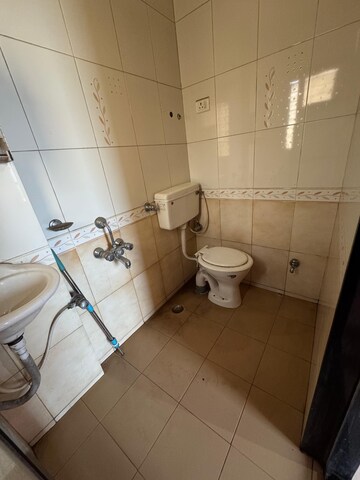 Bathroom in 2 BHK Apartment at Vishal Building, Nerul – for Rent