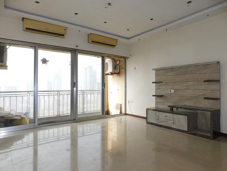 Living Room, peninsula-celestia-spaces 3 Bedroom 1901 Sq.Ft. Apartment In Sewri Mumbai 8097105
