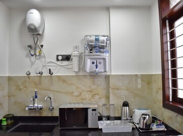 Kitchen in 1 BHK Apartment at Om Pallacia, C-Scheme – for Rent