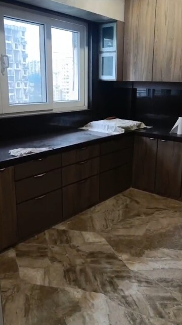 Kitchen in 3 BHK Apartment at Vighnahar Heights, Nerul – for Rent