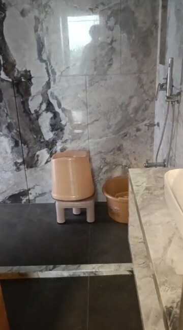 Bathroom in 3 BHK Apartment at Vighnahar Heights, Nerul – for Rent