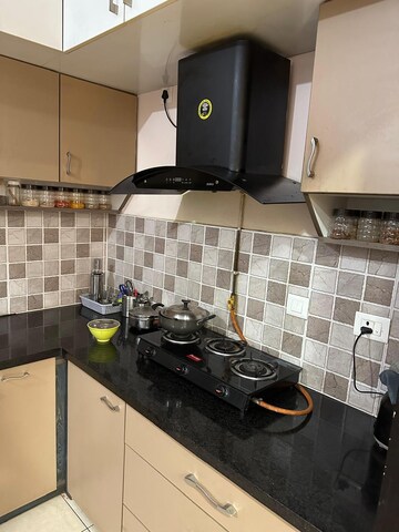 Kitchen in 2 BHK Apartment at Prestige Misty Waters, Hebbal – for Rent