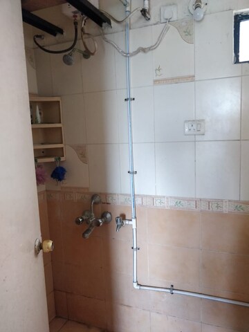 Bathroom in 2 BHK Apartment at Goel Ganga Orchard, Mundhwa – for Rent