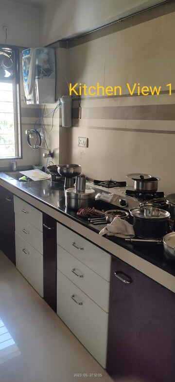 Kitchen in 1 BHK Apartment at Cosmos Angel, Owale – for Sale