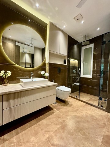 Kitchen in 4 BHK Builder Floor at Ansal Sushant Lok I, Sector 43 – for Sale