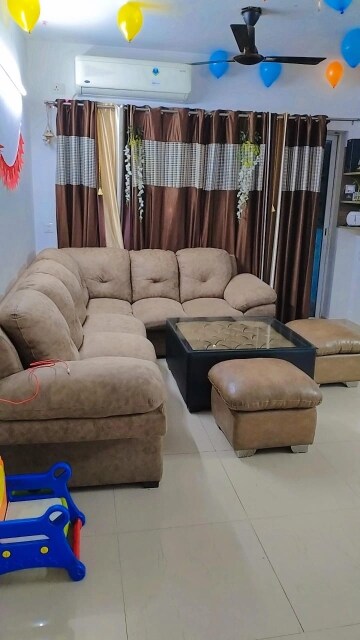 Living Room in 3 BHK Apartment at ABA Cherry County, Tech Zone 4 Greater Noida – for Rent
