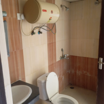 Bathroom in 3 BHK Apartment at Nimbus The Hyde park, Sector 78 – for Rent