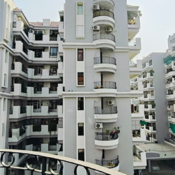 3 BHK Apartment – Exterior View View at HBH Galaxy Apartments, Sector 42 - for Rent