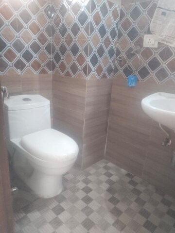 Bathroom in 2 BHK Builder Floor at Saket – for Rent