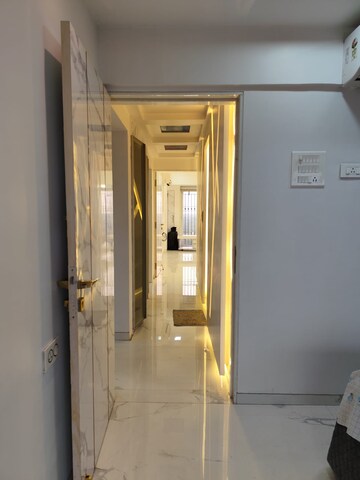 Building Lobby in 3 BHK Apartment at Tharwani Heights, Sanpada – for Rent
