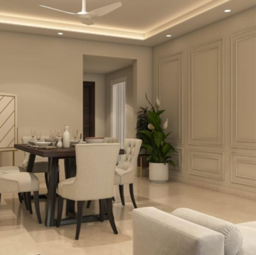 Living Room in 2 BHK Apartment at Emaar The Palm Drive-The Premier Terraces, Sector 66 – for Rent