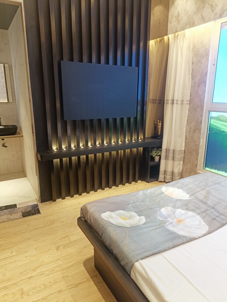Bedroom, green-square 2 Bedroom 560 Sq.Ft. Apartment In Kasarvadavali Thane 8097938