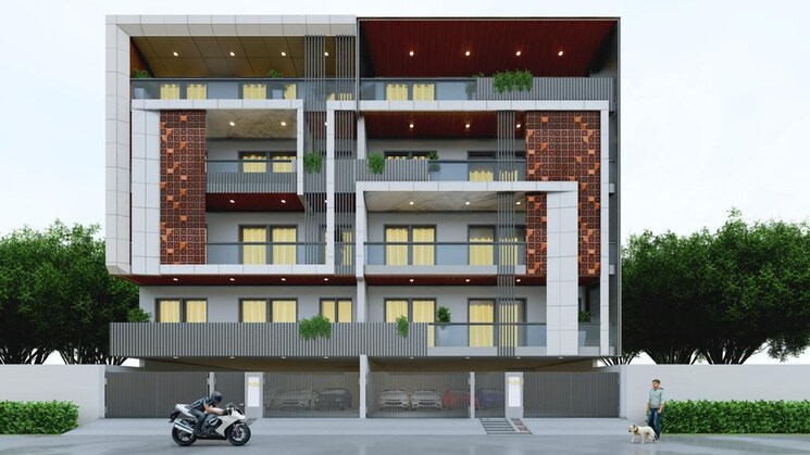 Exterior View, emaar-mgf-emerald-hills 3 Bedroom 276 Sq.Yd. Builder Floor In Sector 65 Gurgaon 8097983