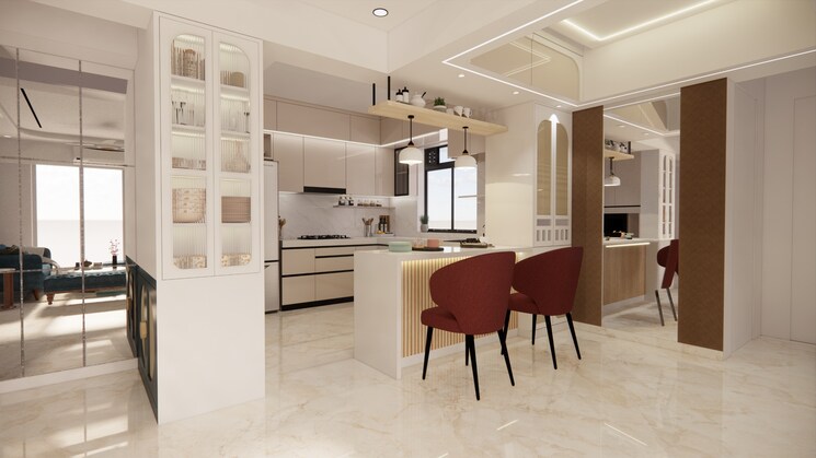 Living Room, mount-casa 2 Bedroom 775 Sq.Ft. Apartment In Uthalsar Thane 8098087