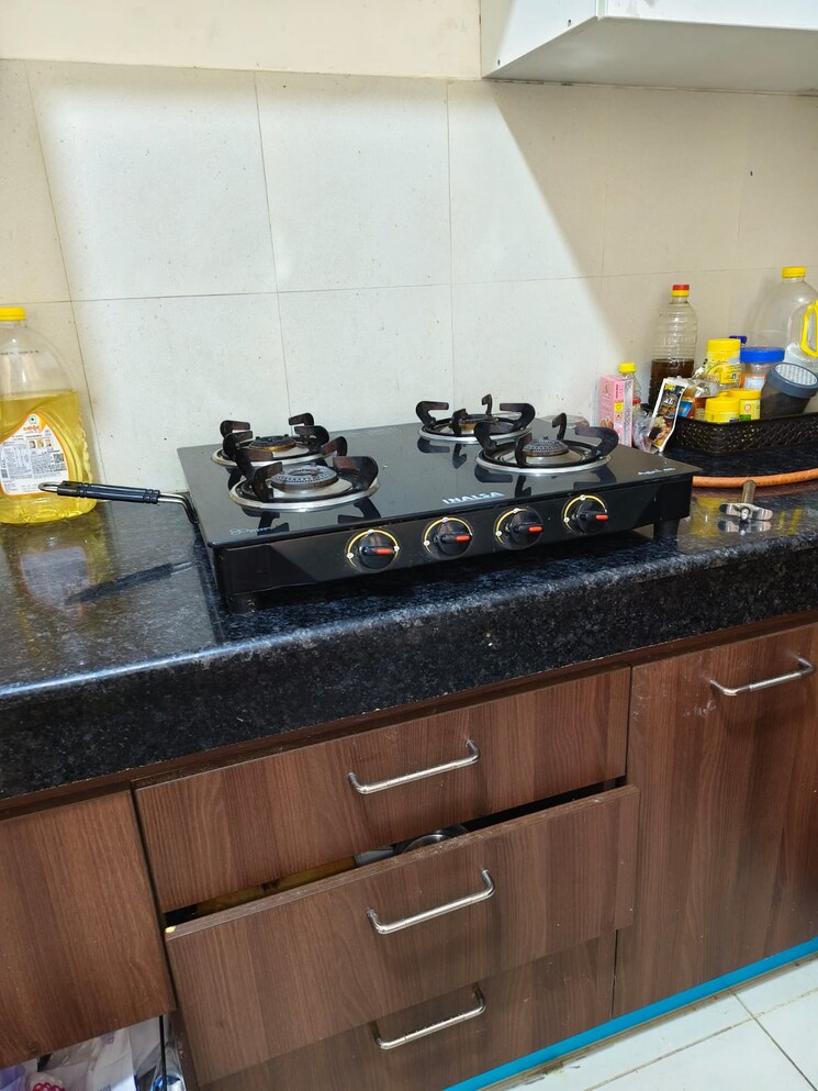 Kitchen, wave-executive-floors 2 Bedroom 900 Sq.Ft. Apartment In Wave City Ghaziabad 8098213