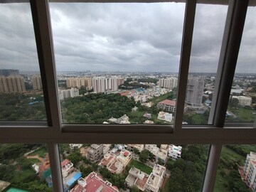 Balcony in 3.5 BHK Apartment at Bhartiya City Nikoo Homes II, Thanisandra Main Road – for Rent
