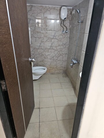 Bathroom in 1 BHK Apartment at Ekta Parks Ville, Virar West – for Rent