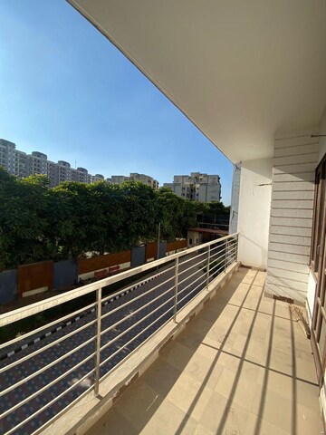 Balcony in 3 BHK Apartment at MP Metro Towers, Dhakoli Village – for Rent