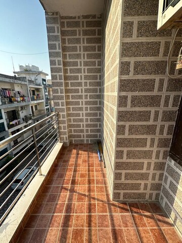 Staircase in 3 BHK Apartment at MP Metro Towers, Dhakoli Village – for Rent