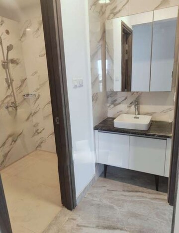 Bathroom in 3 BHK Apartment at Risland The Icon, Dhokali – for Rent