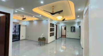 Living Room in 3 BHK Apartment at JKG Palm Resort, Raj Nagar Extension – for Sale
